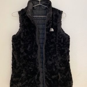 Like new-  North Face Reversible Vest. Girl's Large -fits like Women's Small